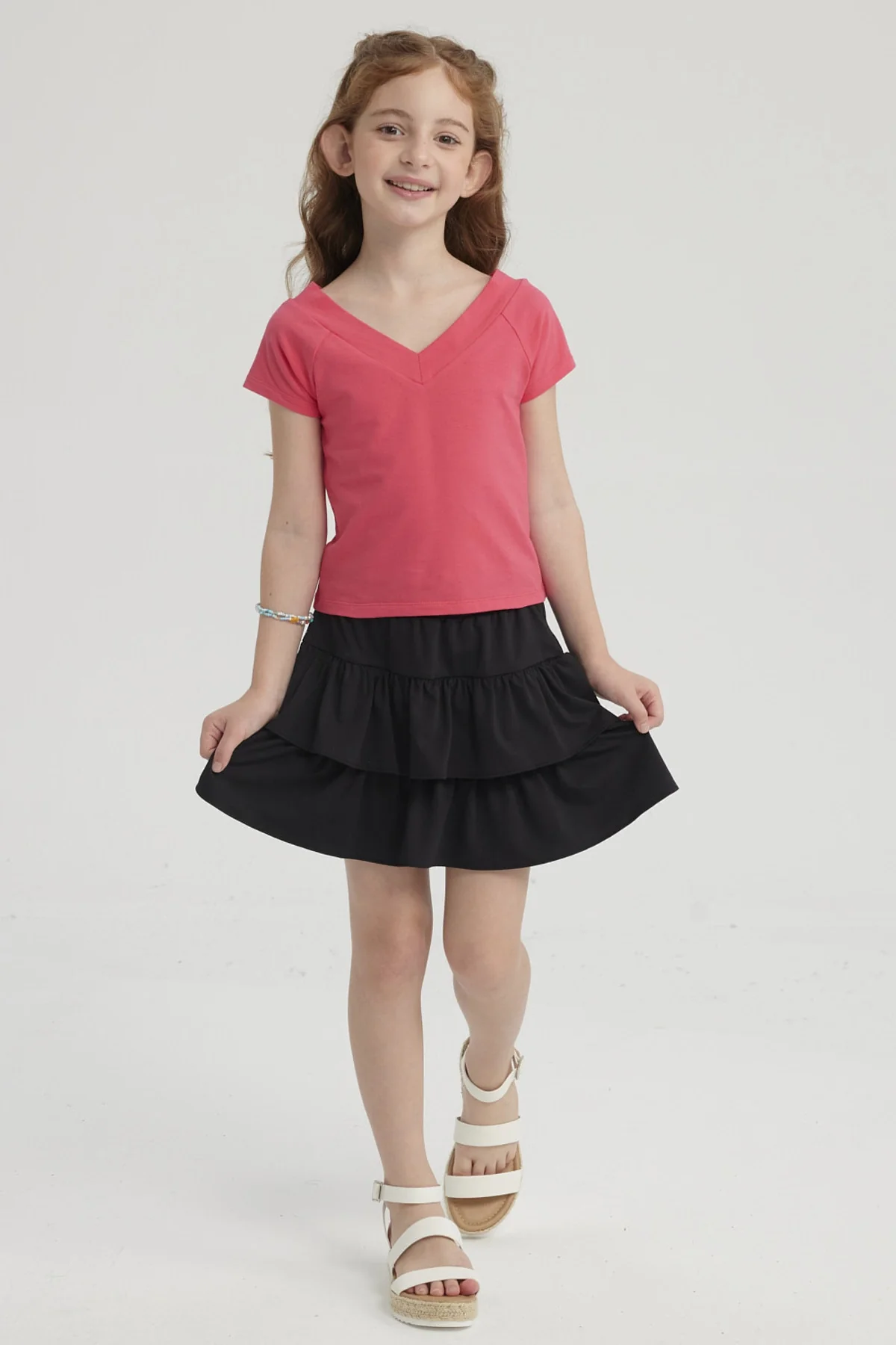 Polera Niña Teen Lisa Fucsia - Image 4