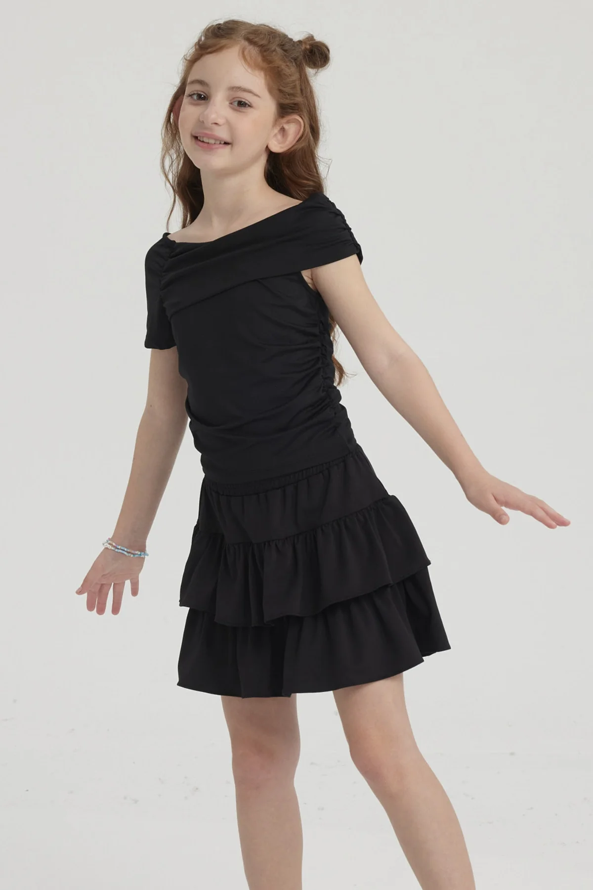 Polera Niña Teen Negro - Image 2