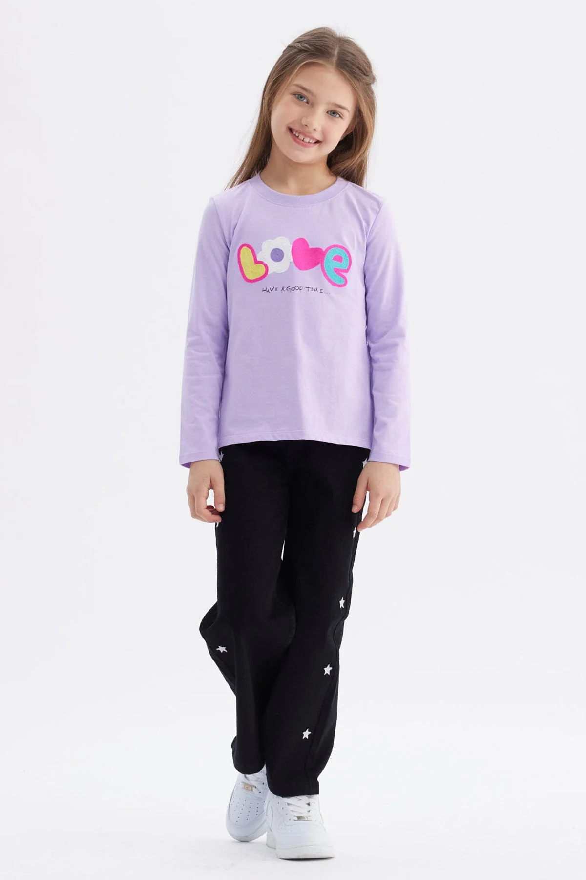 Polera Niña Toddler Print Lila - Image 4