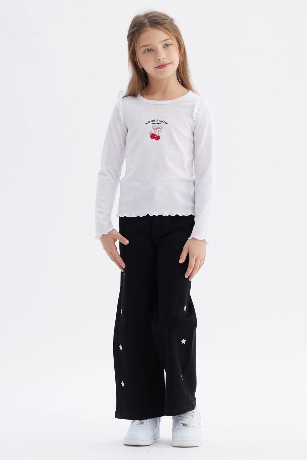 Polera Niña Vuelos Blanco - Image 4