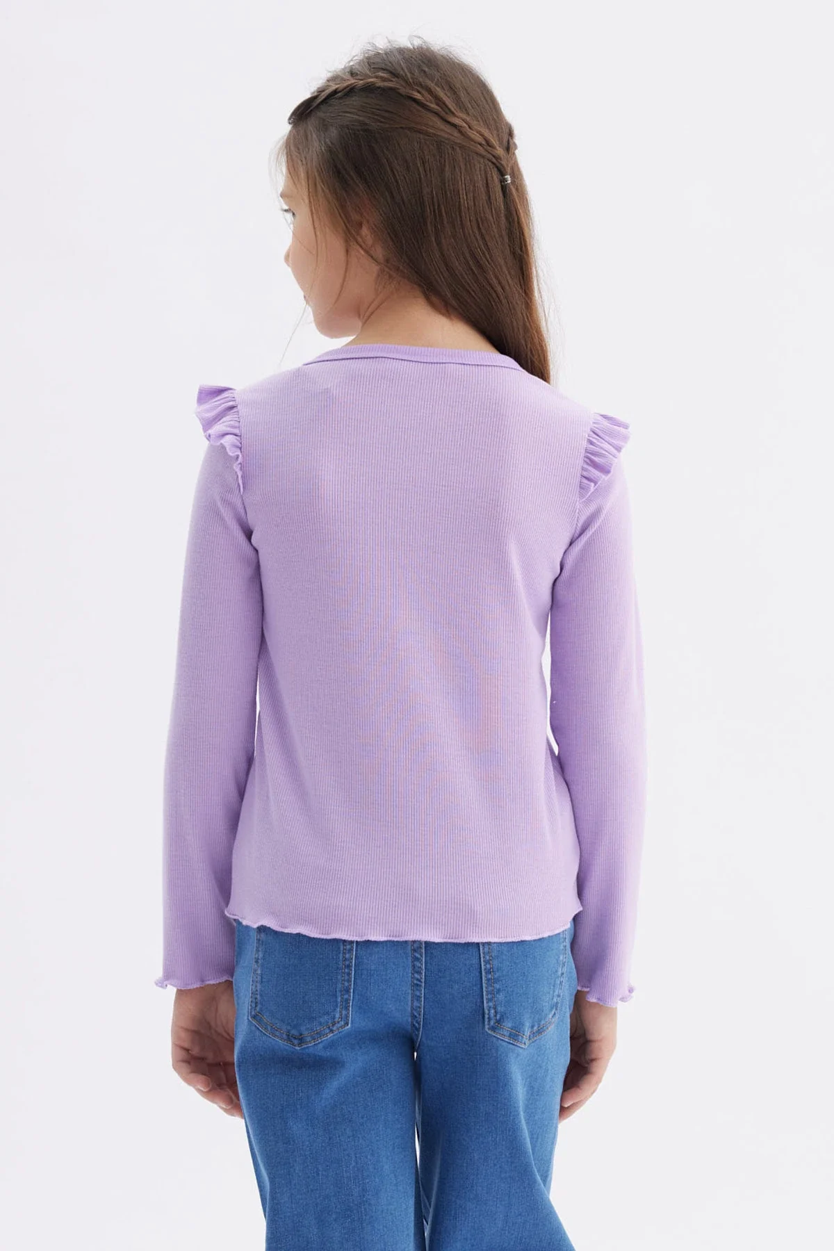 Polera Niña Vuelos Lila - Image 3
