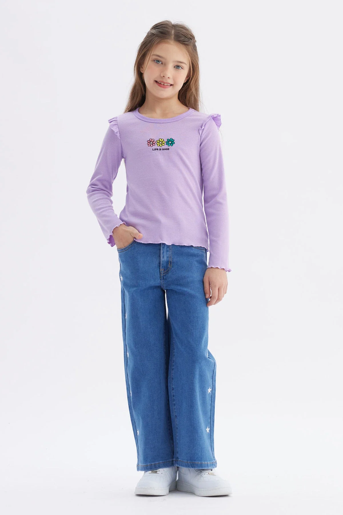 Polera Niña Vuelos Lila - Image 4