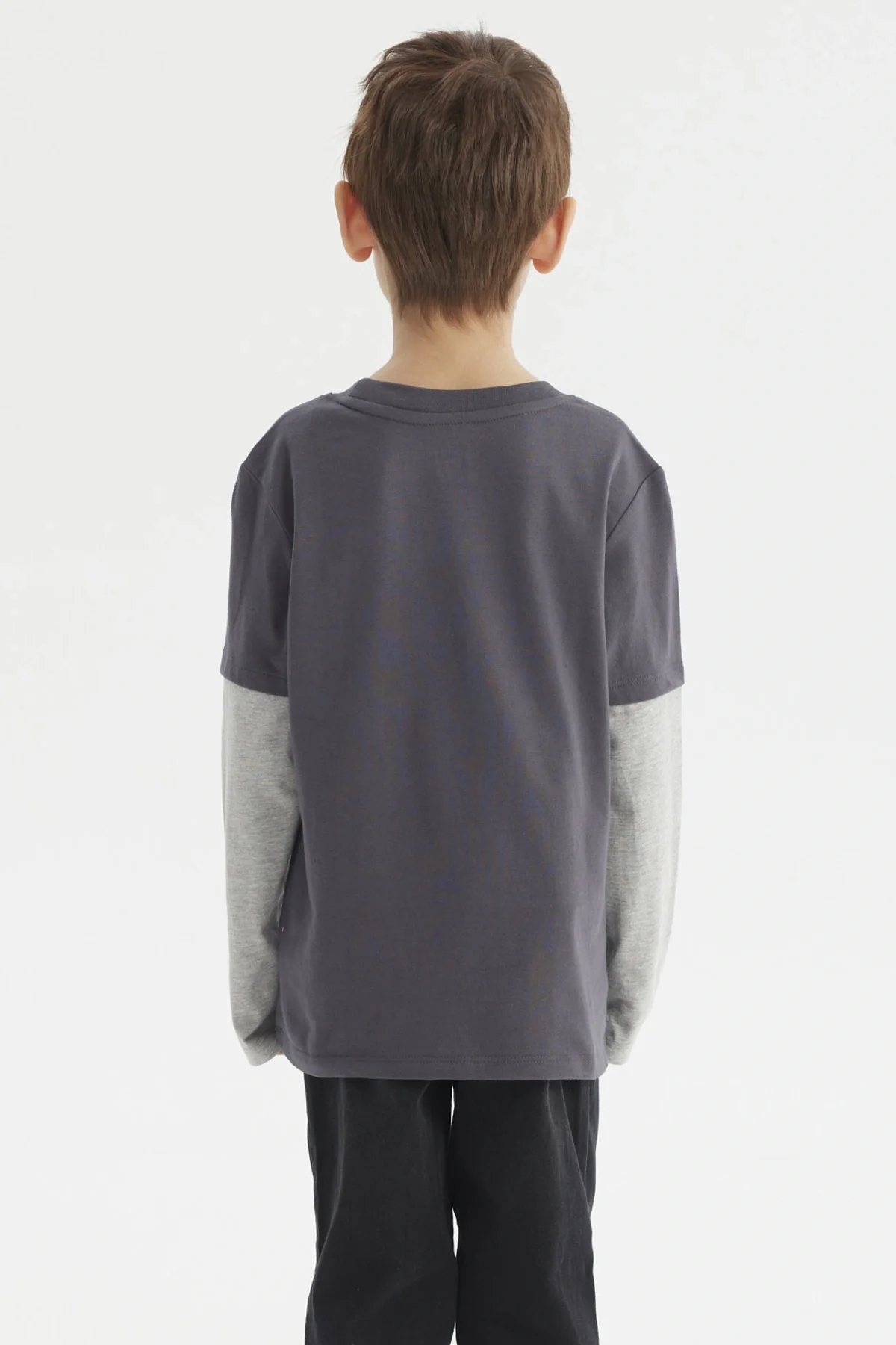 Polera Niño Básica Print Marengo - Image 3