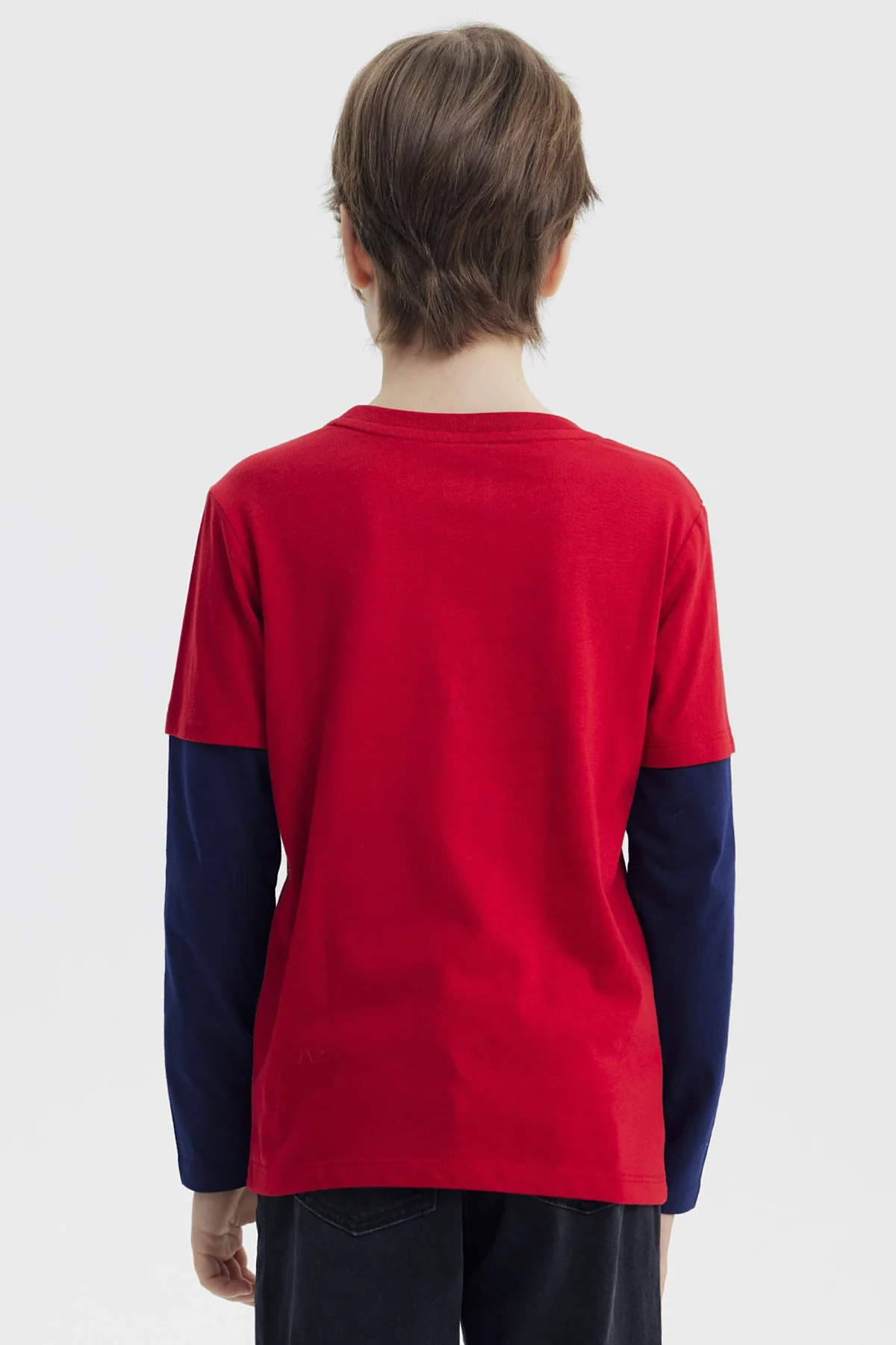 Polera Niño Básica Print Rojo - Image 3