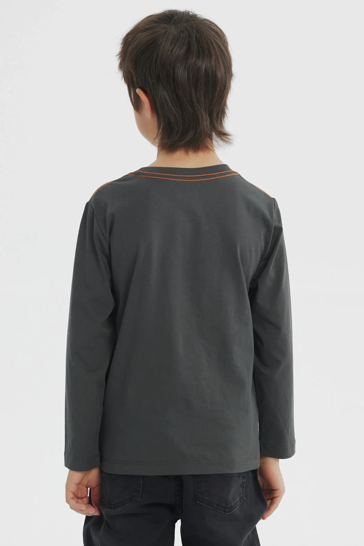 Polera Niño Dragon Ball Gris Melange - Image 3