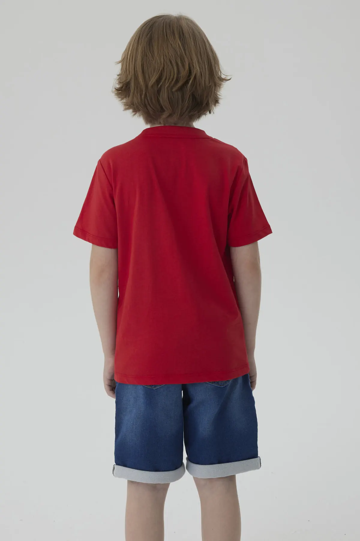 Polera Niño Estampado Rojo - Image 3