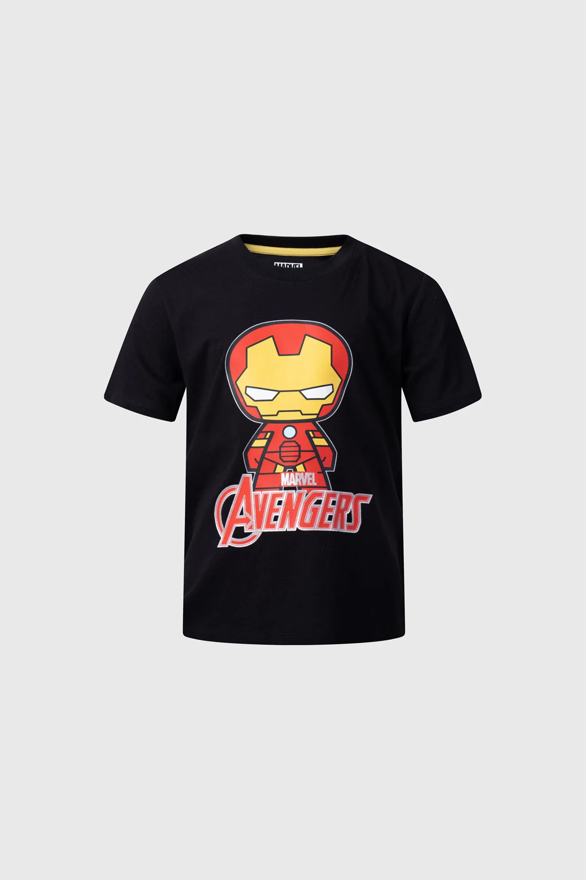 Polera Niño Iron Man Negro