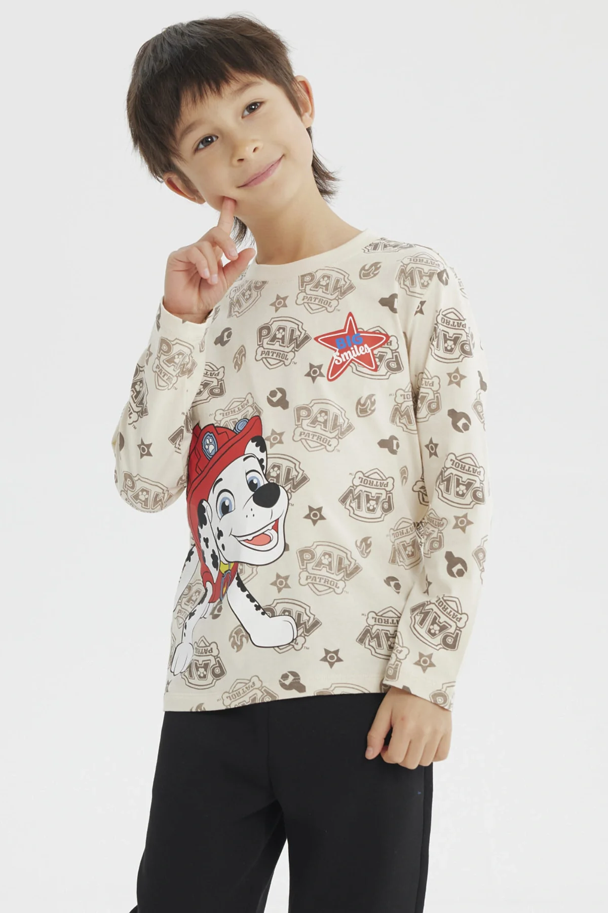 Polera Niño Marshall Beige