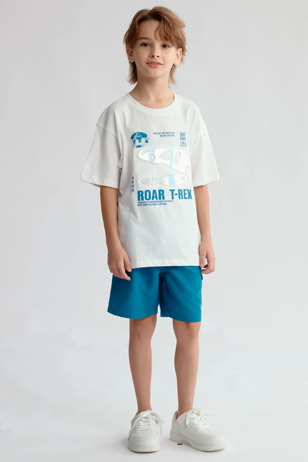 Polera Niño Print 3D Crudo - Image 4
