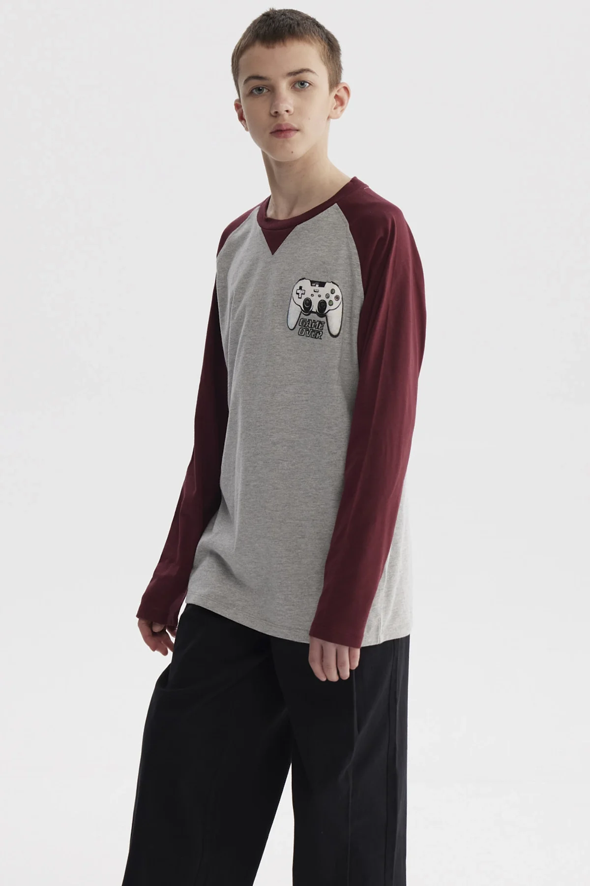 Polera Niño Print Crudo
