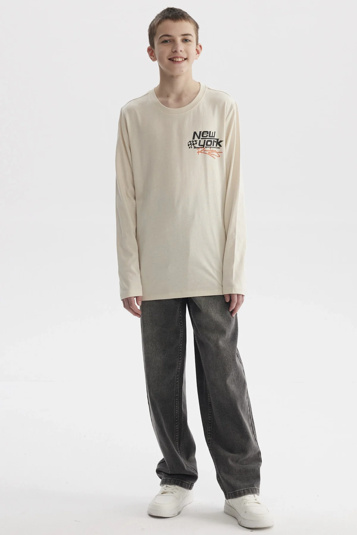Polera Niño Print Crudo - Image 4