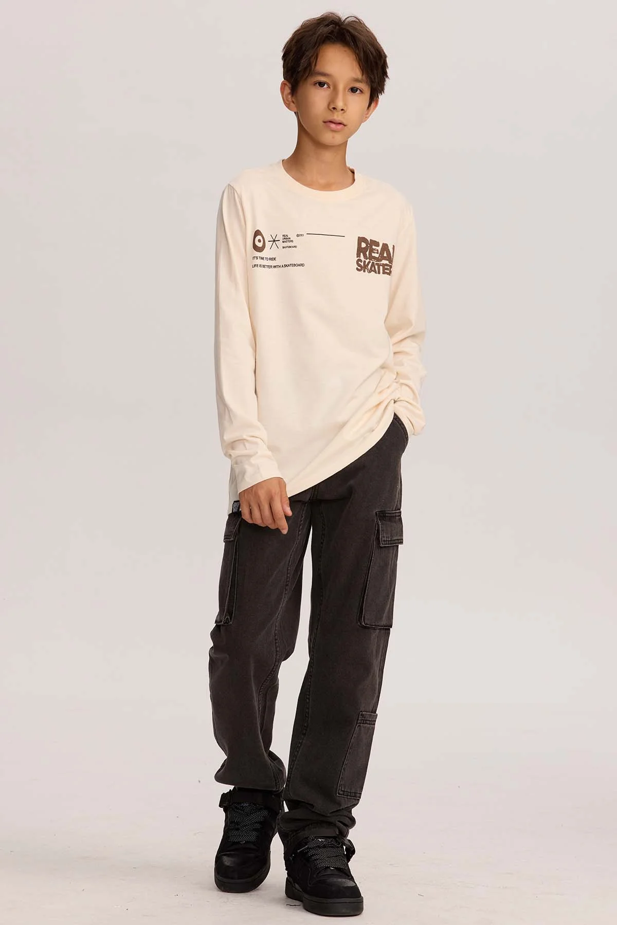 Polera Niño Print Crudo - Image 4