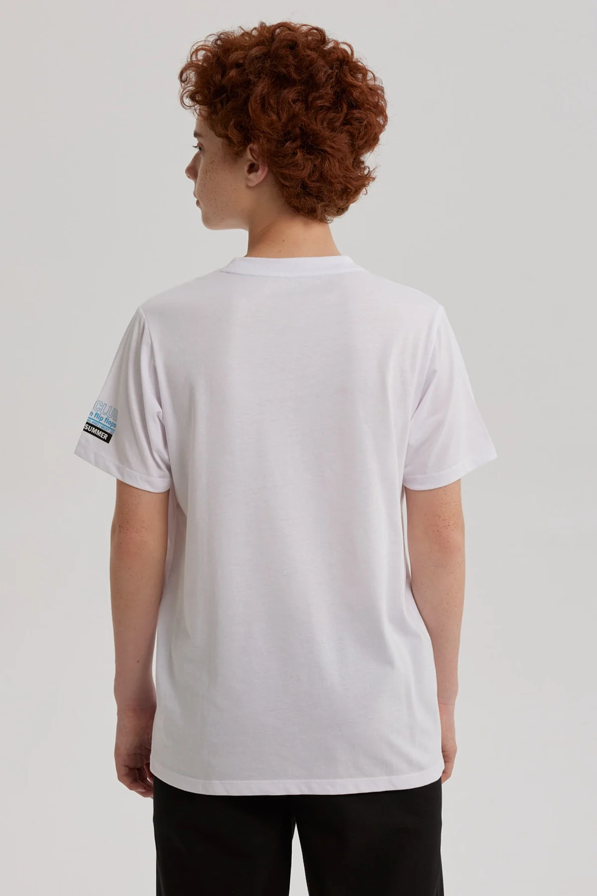 Polera Niño Print Posicional Blanco - Image 3