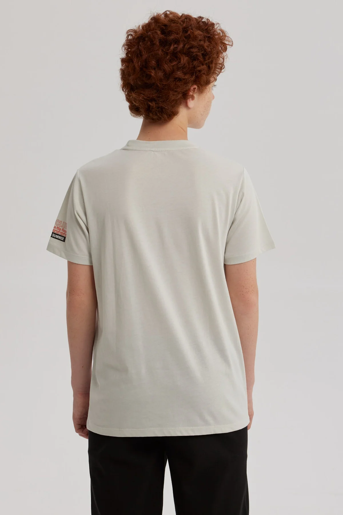 Polera Niño Print Posicional Gris - Image 3