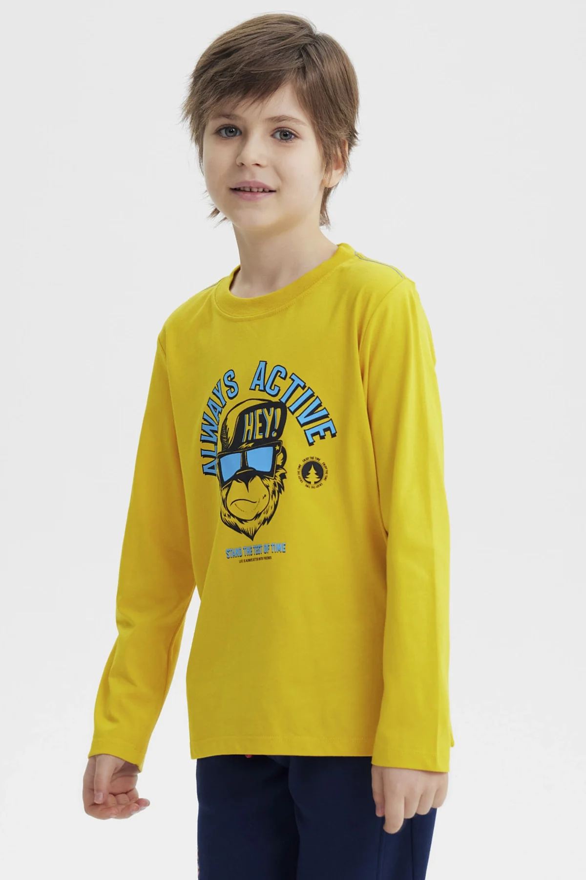 Polera Niño Slim Amarillo - Image 2