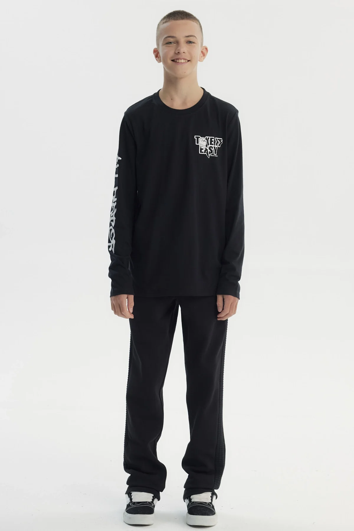 Polera Niño Slim Negro - Image 4