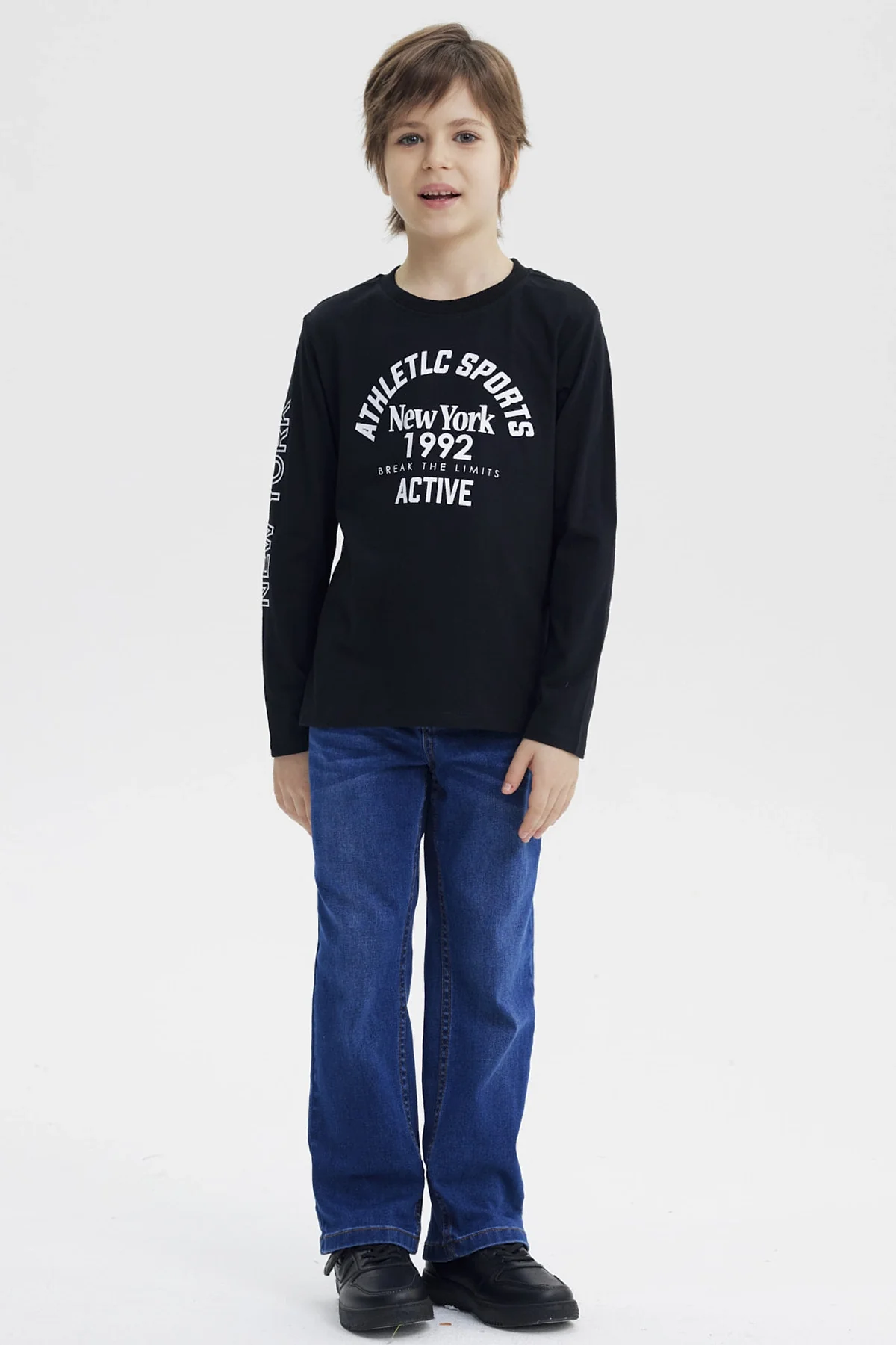 Polera Niño Slim Negro - Image 4