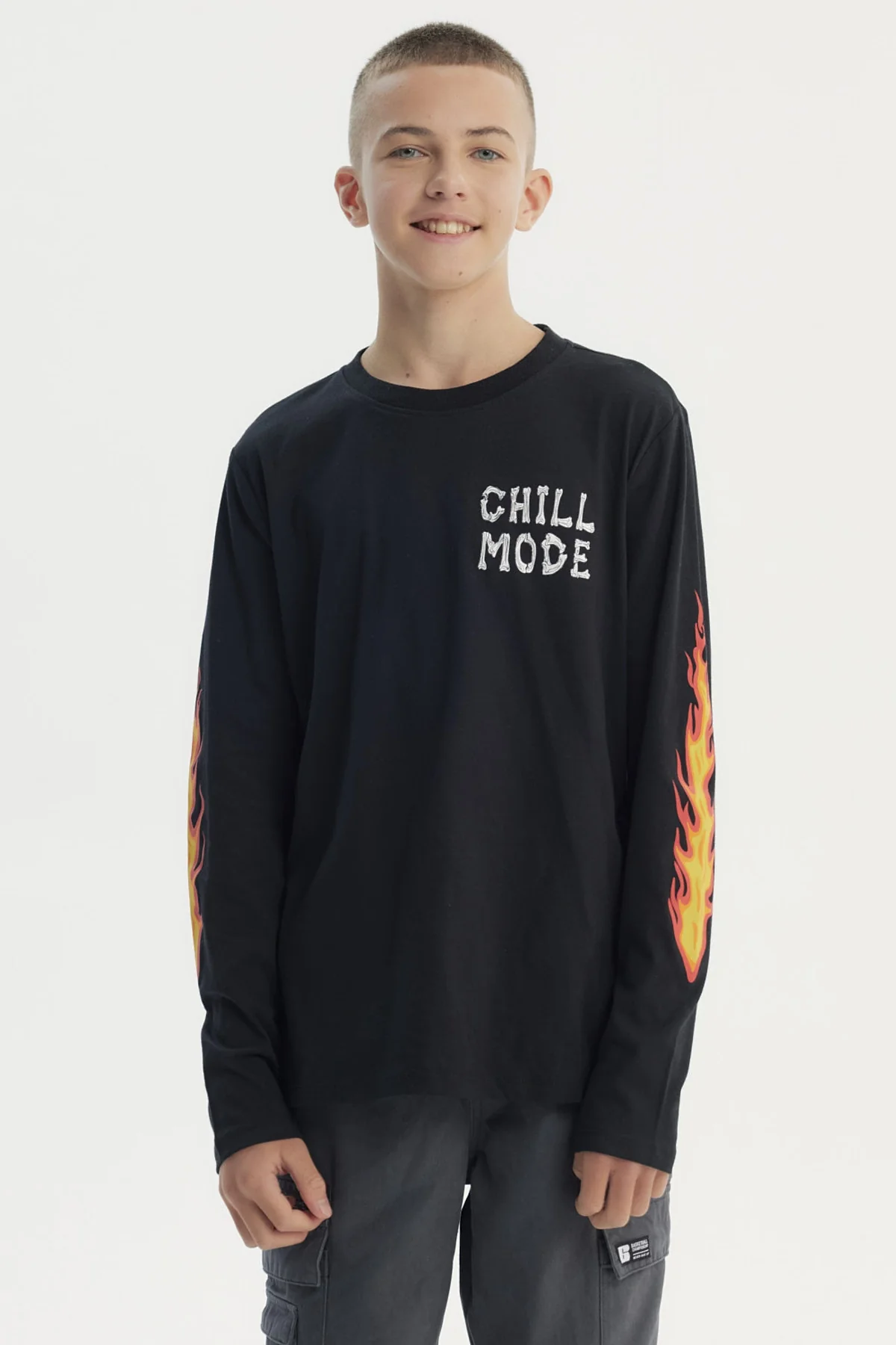 Polera Niño Slim Negro