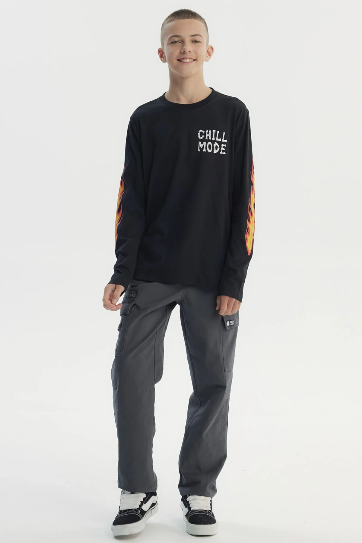 Polera Niño Slim Negro - Image 4