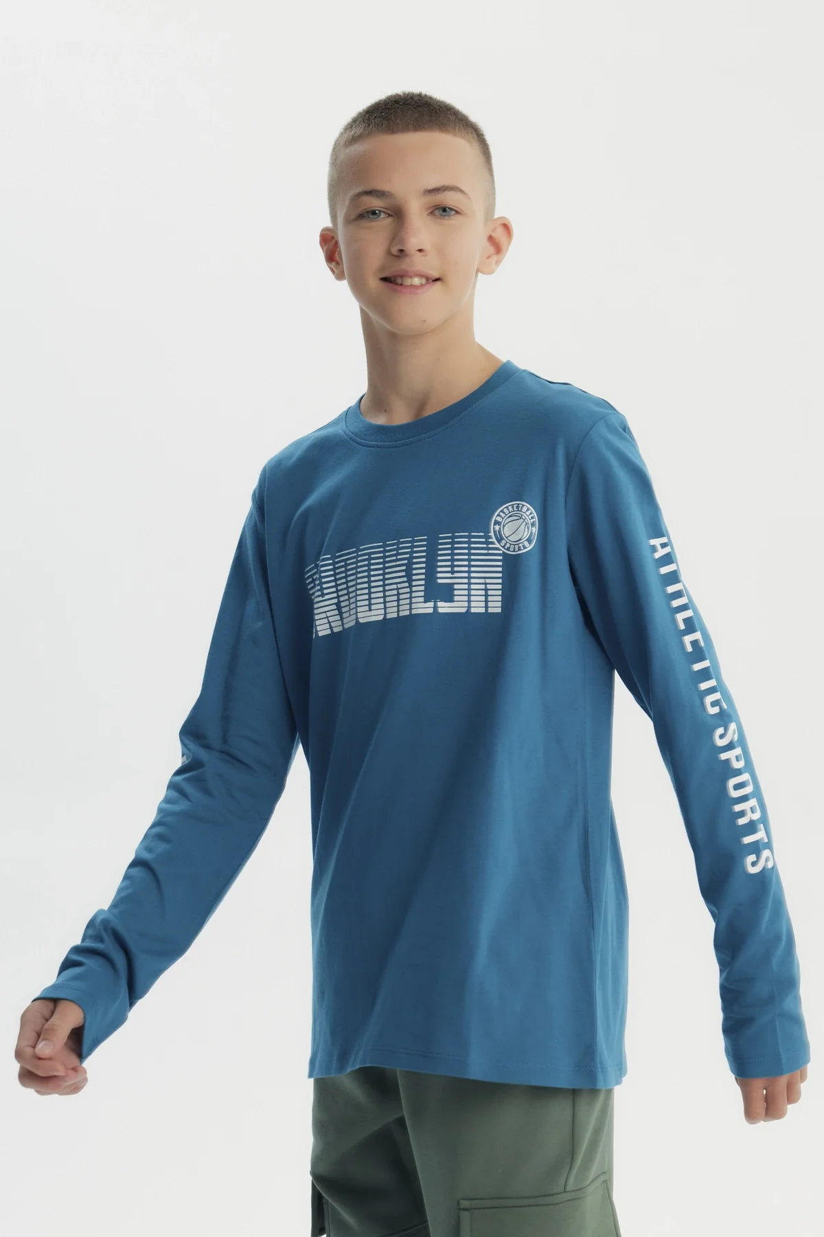 Polera Niño Slim Petroleo - Image 2