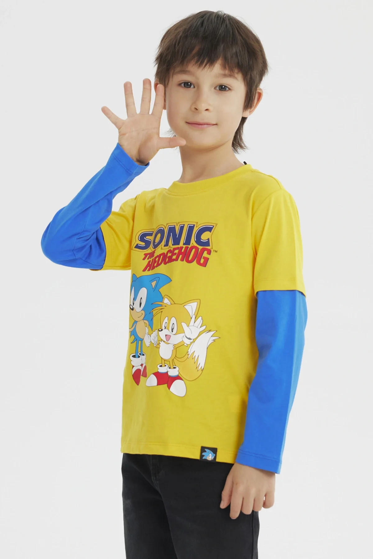 Polera Niño Sonic Amarillo - Image 2