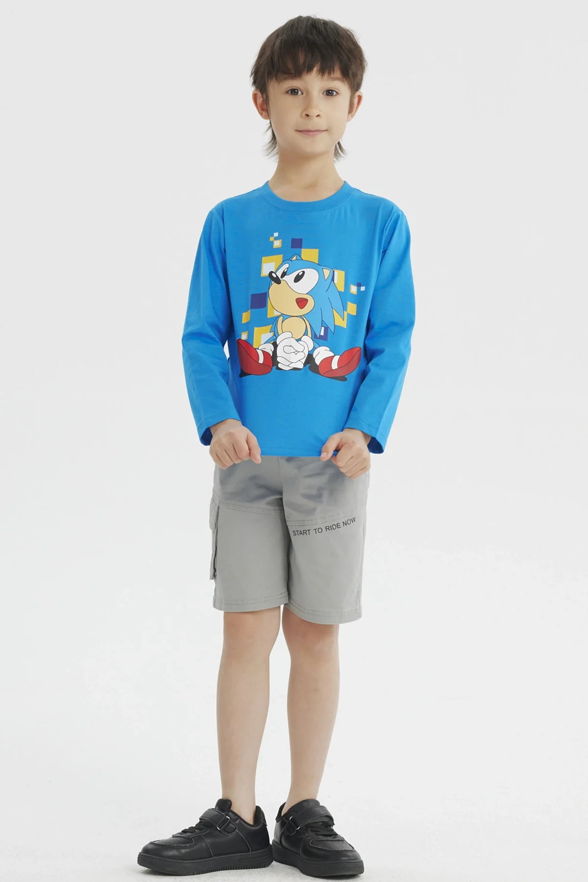 Polera Niño Sonic Azul - Image 4