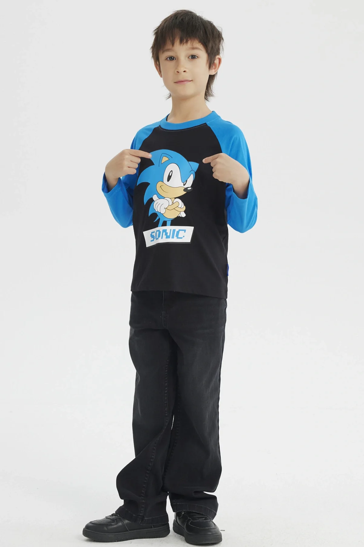 Polera Niño Sonic Negro - Image 4