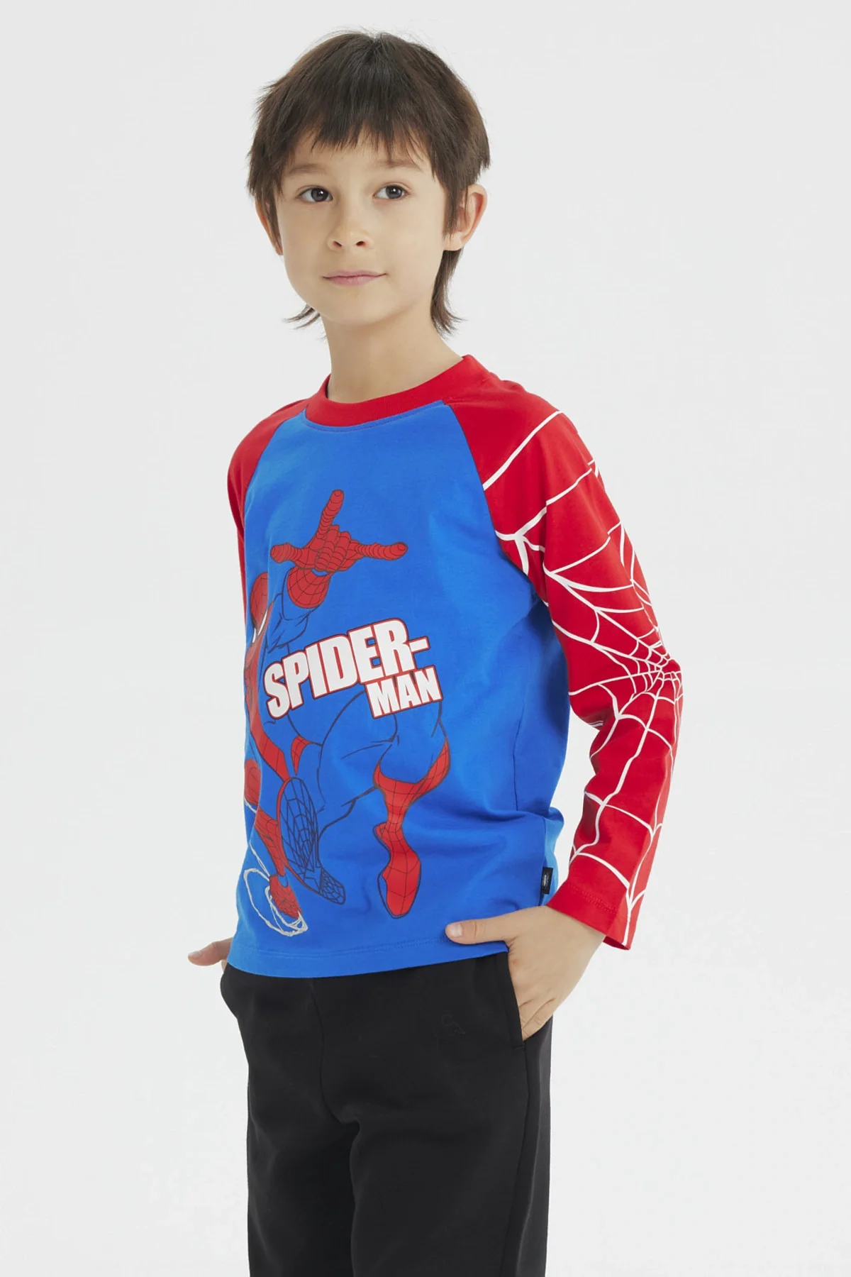 Polera Niño Spiderman Azul - Image 2