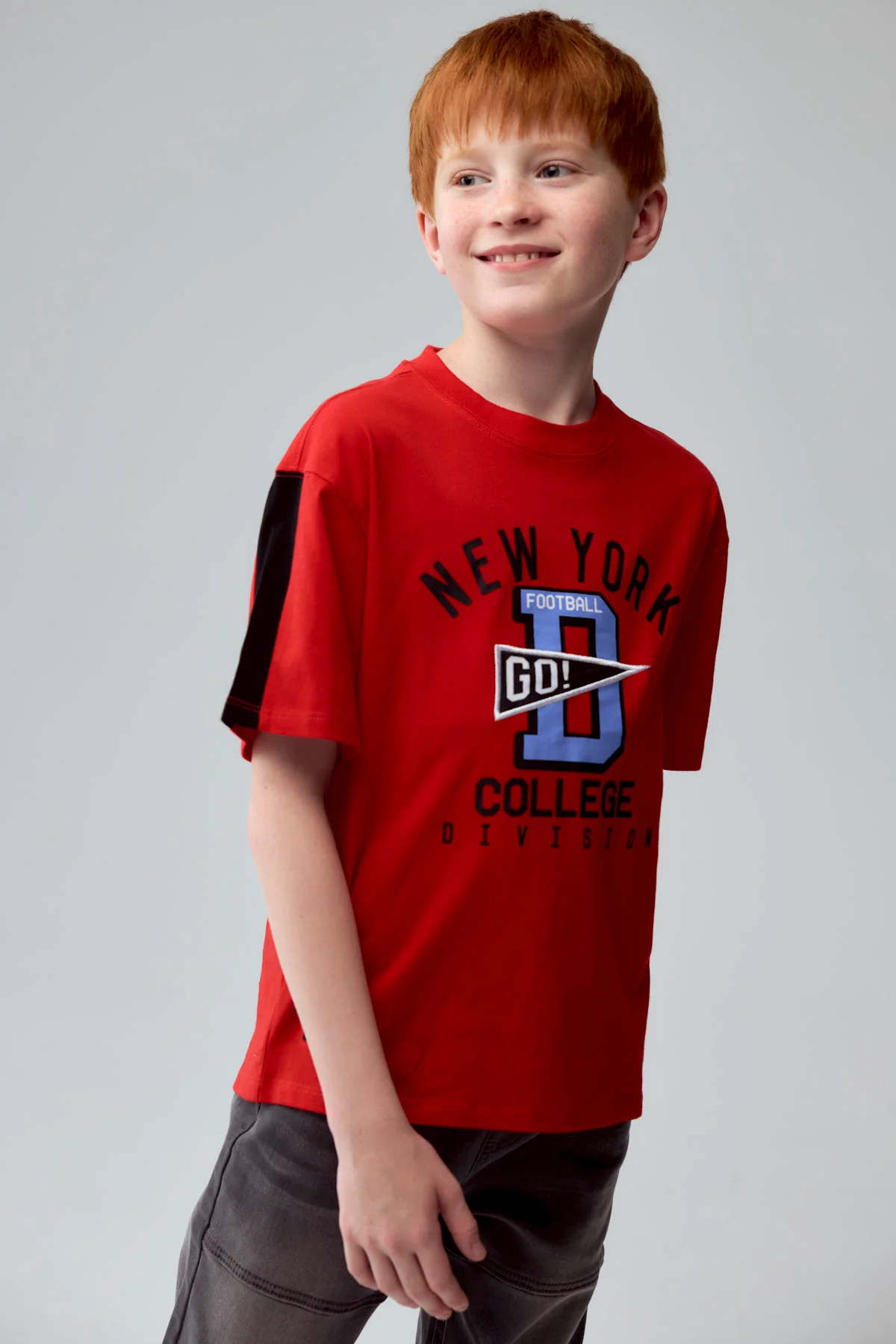 Polera Niño Toddler College Rojo - Image 3