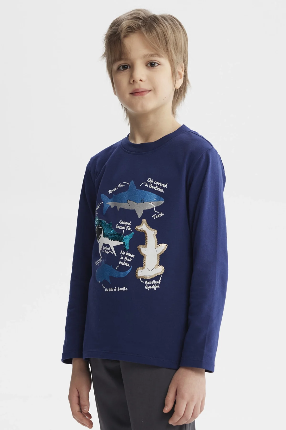 Polera Niño Toddler Print Azul Oscuro - Image 2