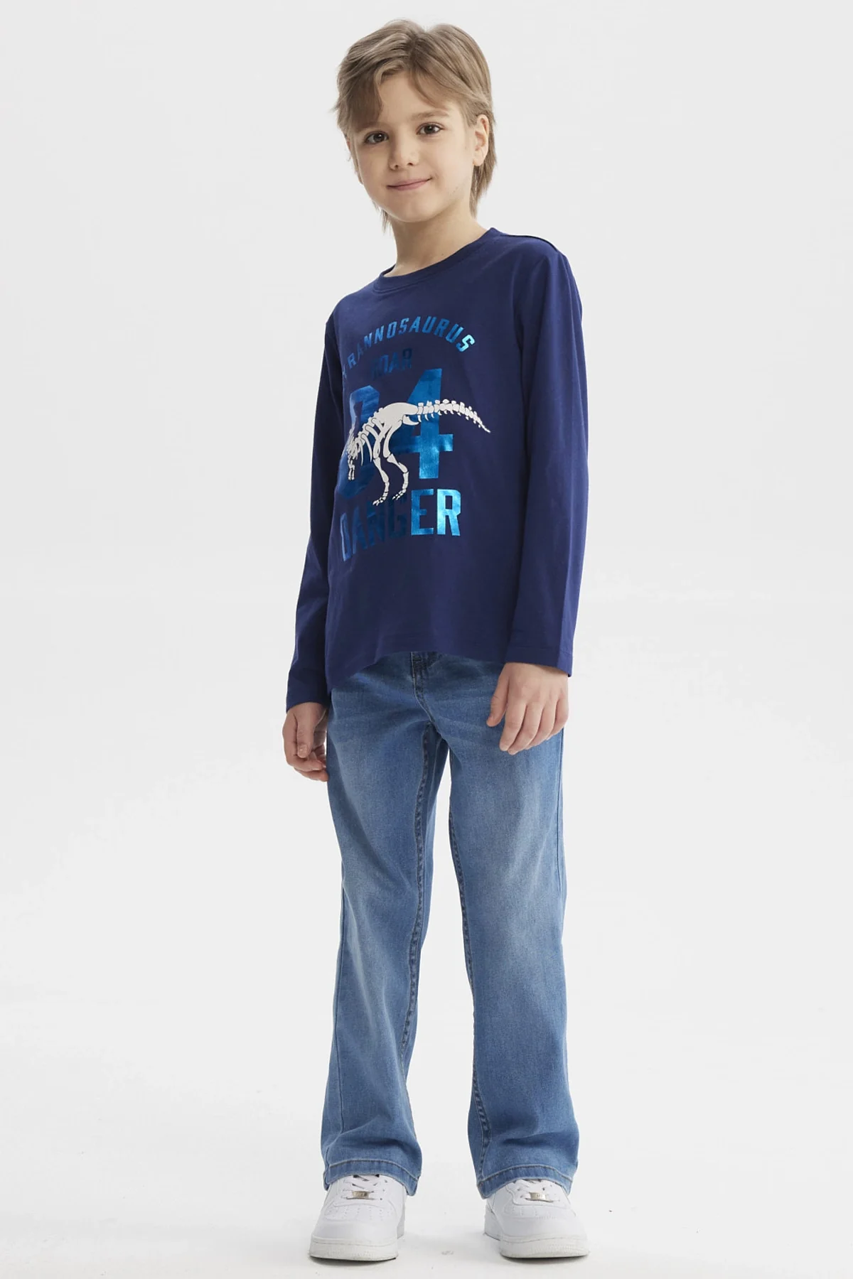 Polera Niño Toddler Print Azul Oscuro - Image 4