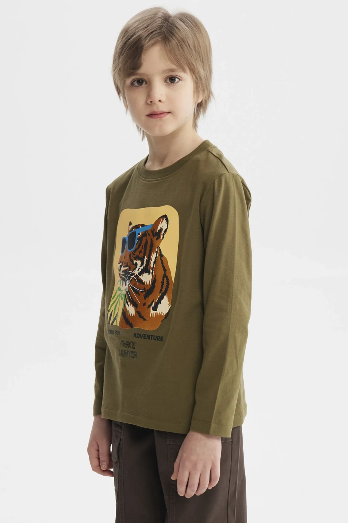 Polera Niño Toddler Print Verde Militar - Image 2