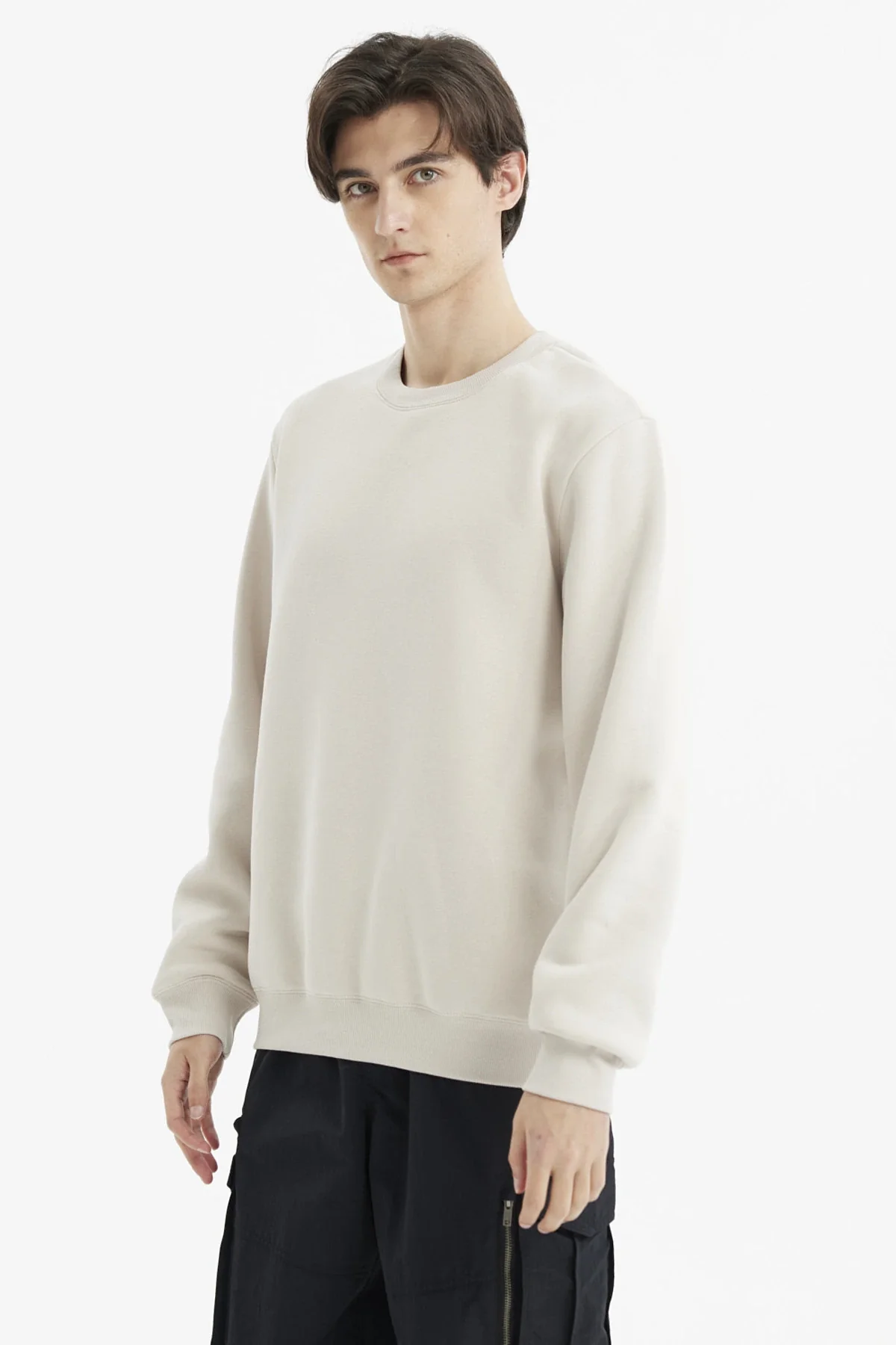 Polerón Hombre Básico Beige - Image 2