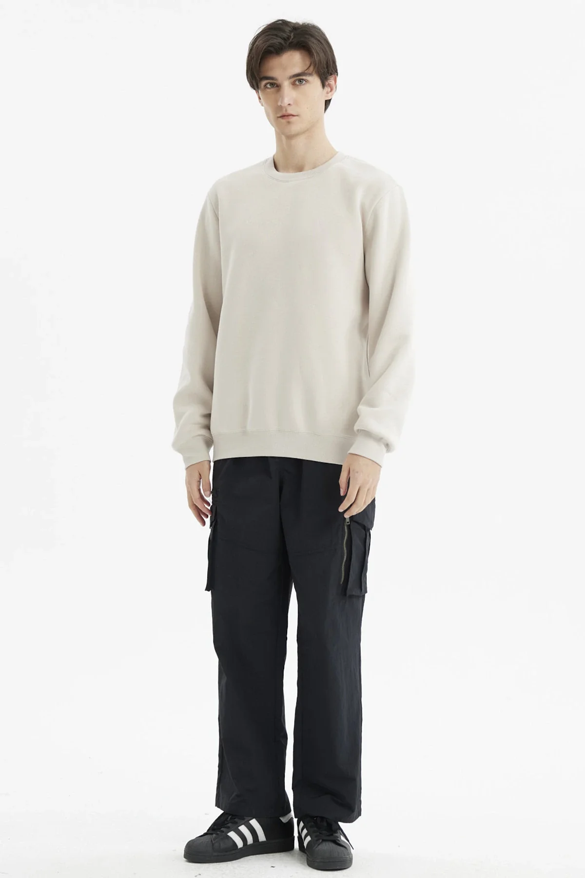 Polerón Hombre Básico Beige - Image 4