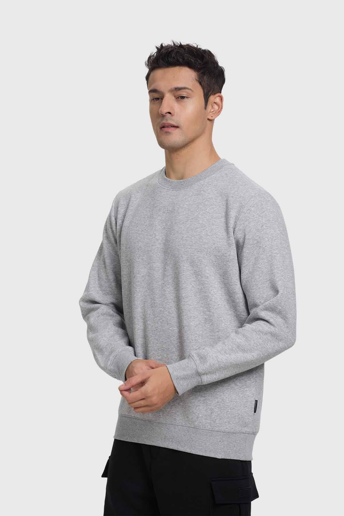 Polerón Hombre Básico Gris - Image 2