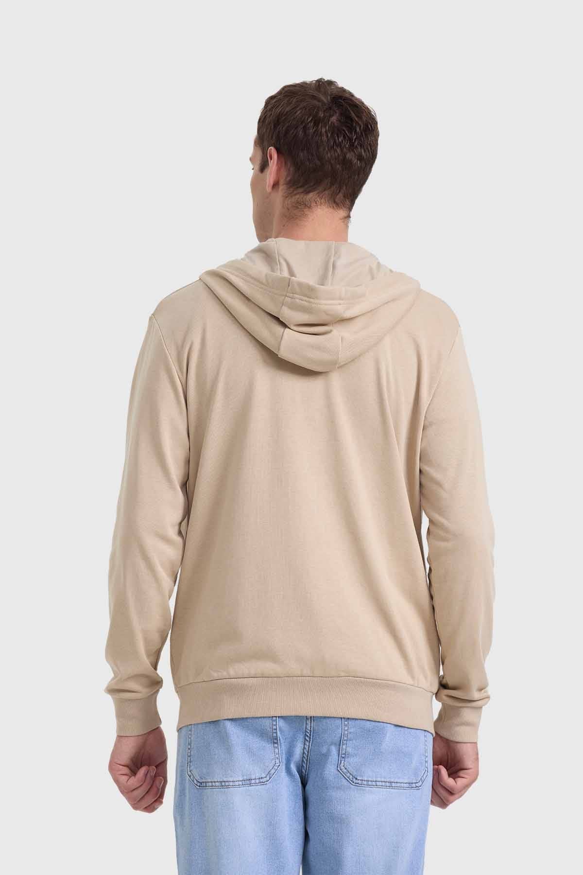 Polerón Hombre Básico Rider Beige - Image 3