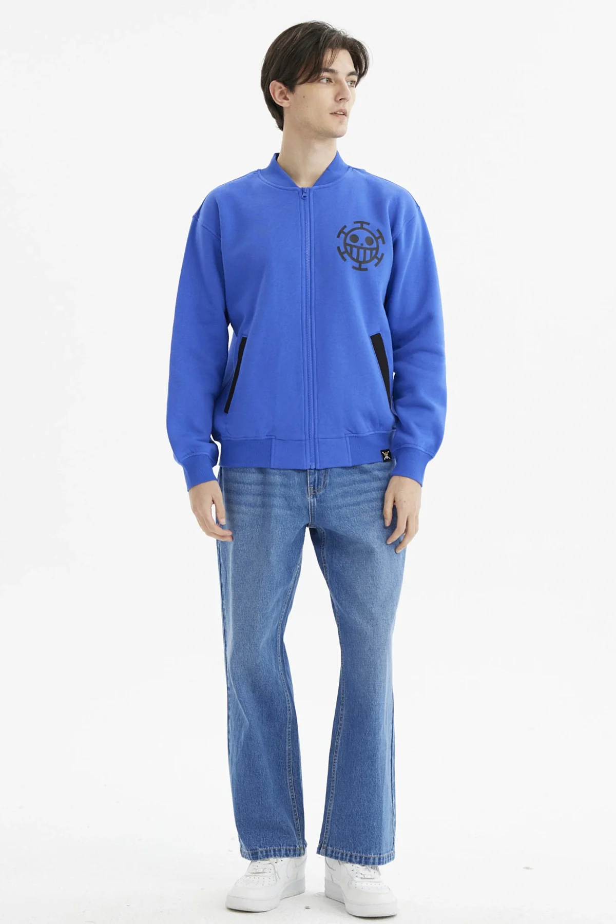 Polerón Hombre College One Piece Azul - Image 4