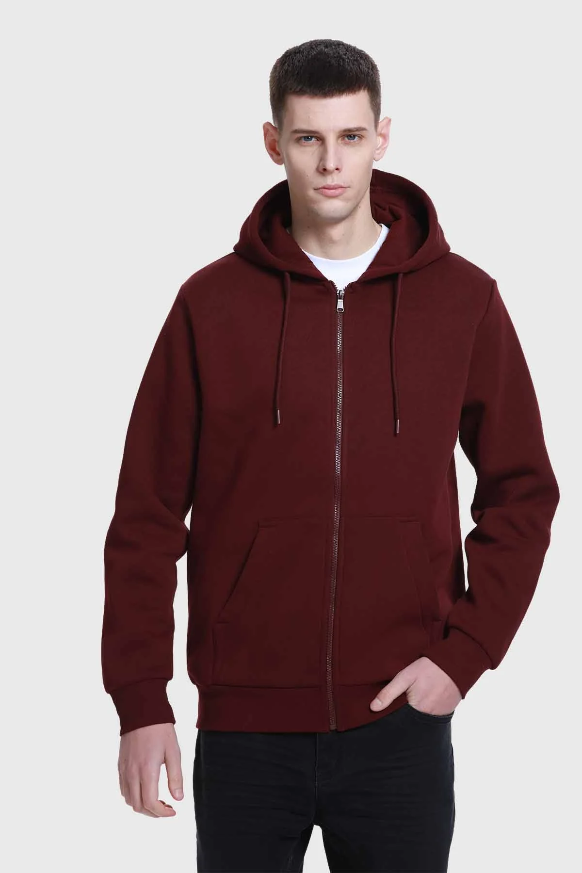Polerón Hombre Basic Burdeo