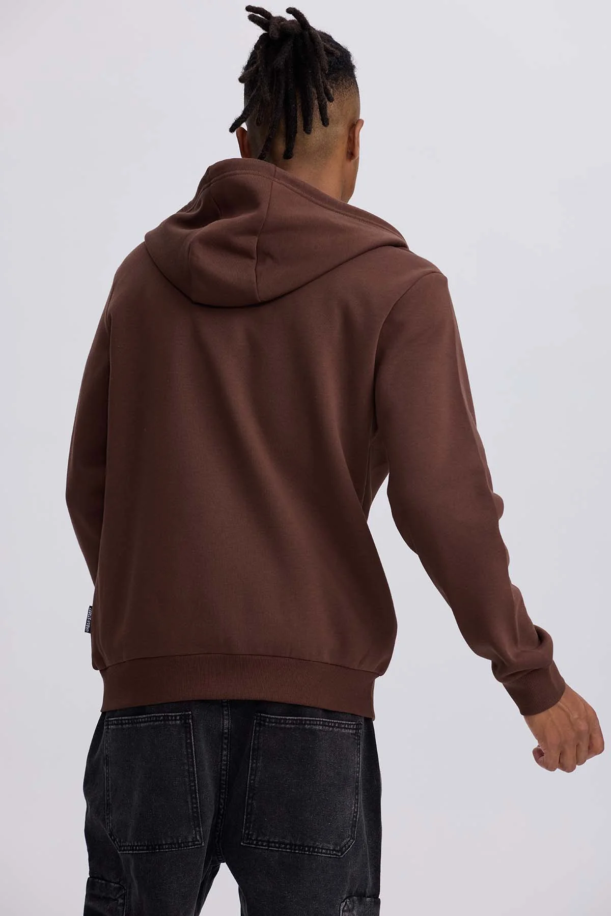 Polerón Hombre Full Zipper Chocolate - Image 3