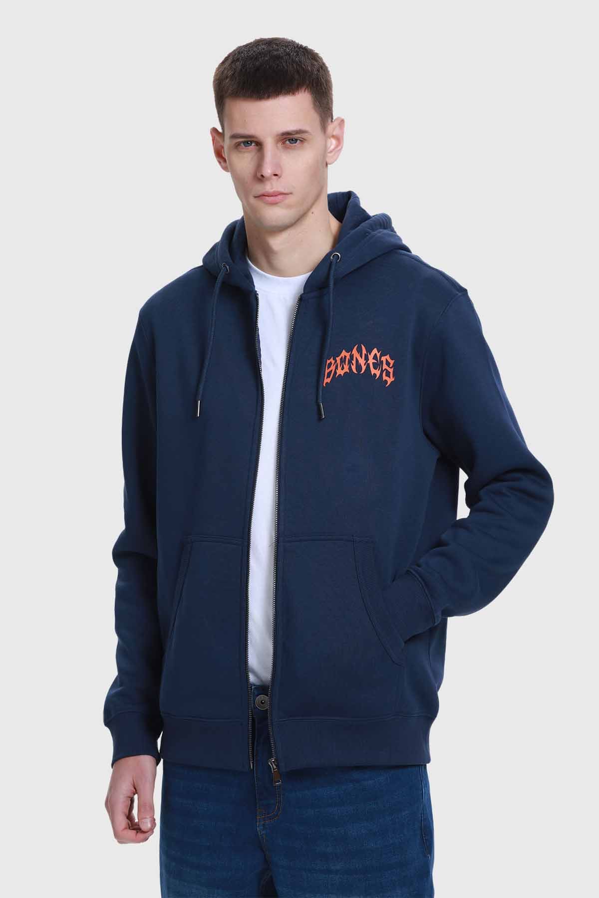 Polerón Hombre Hoodie Azul - Image 2