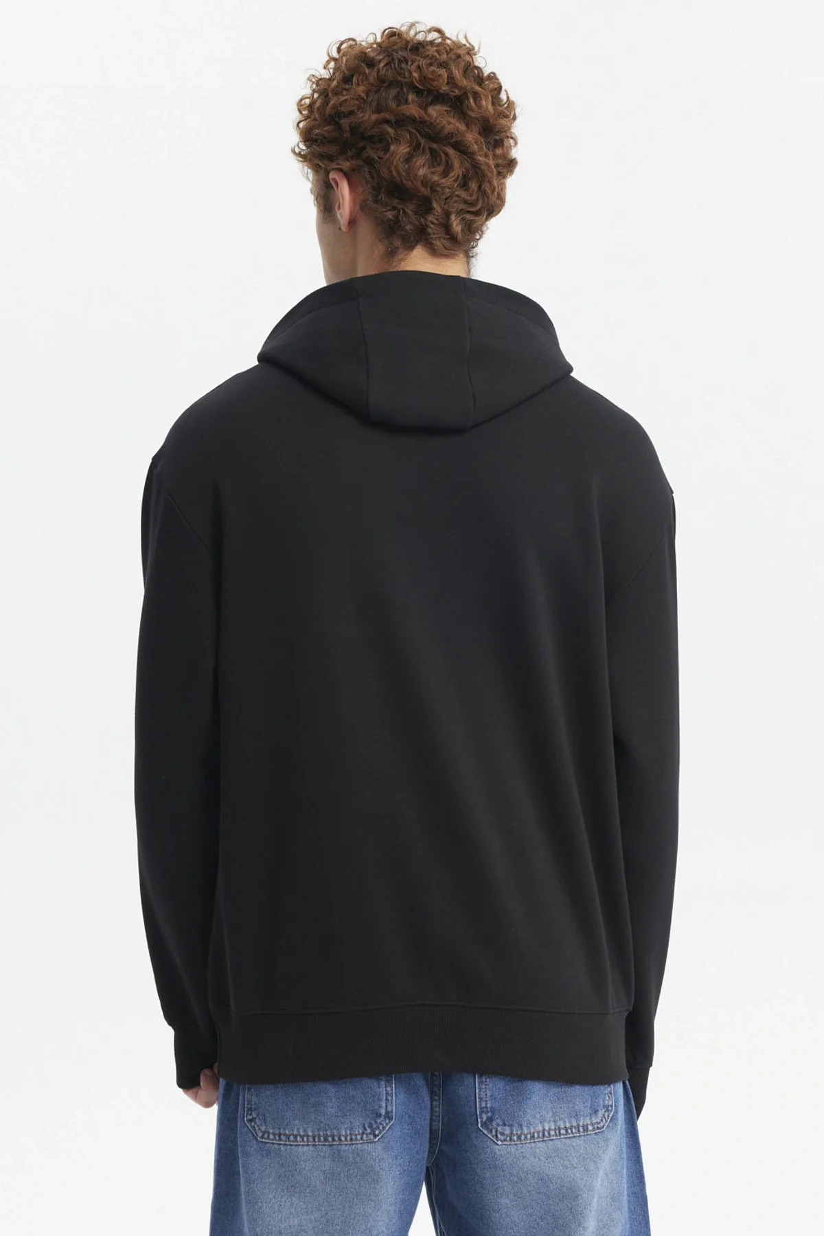 Polerón Hombre Hoodie Print Central Negro - Image 3