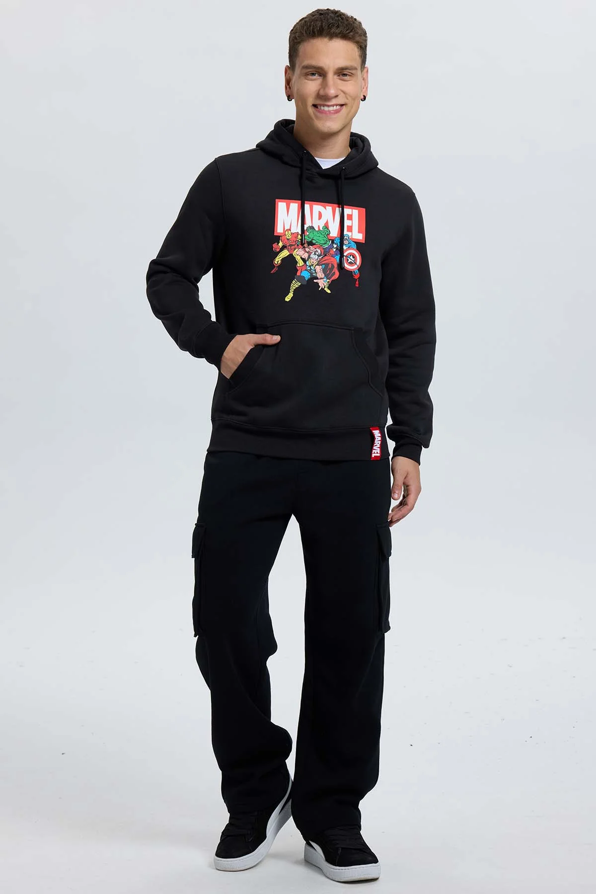 Polerón Hombre Marvel Negro - Image 4