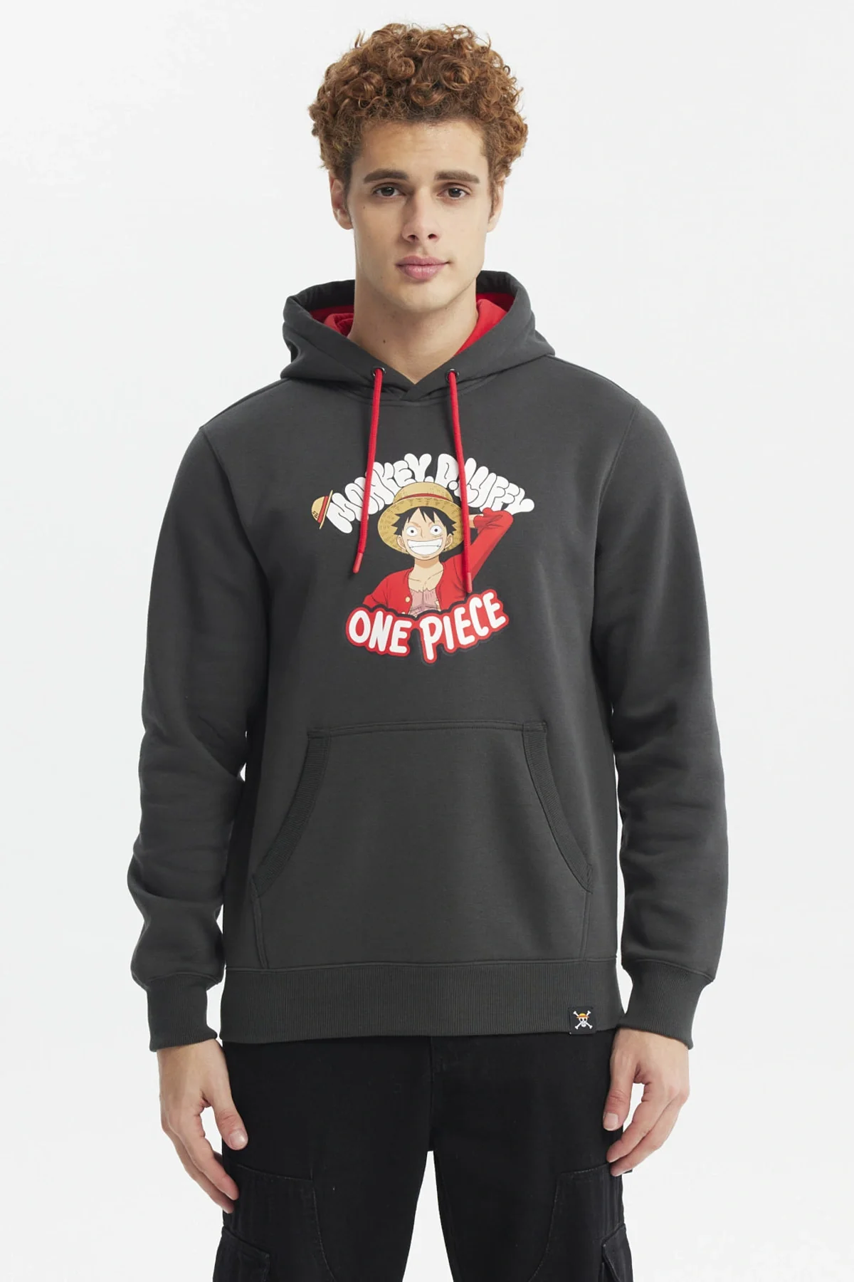 Polerón Hombre One Piece Gris Marengo