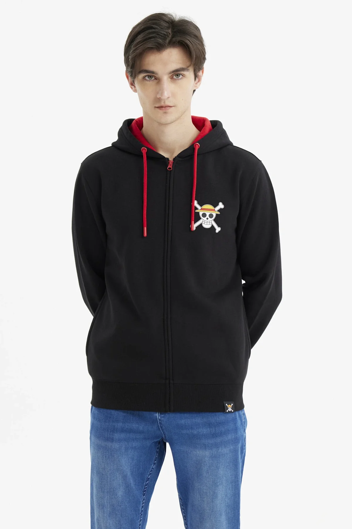 Polerón Hombre One Piece Negro