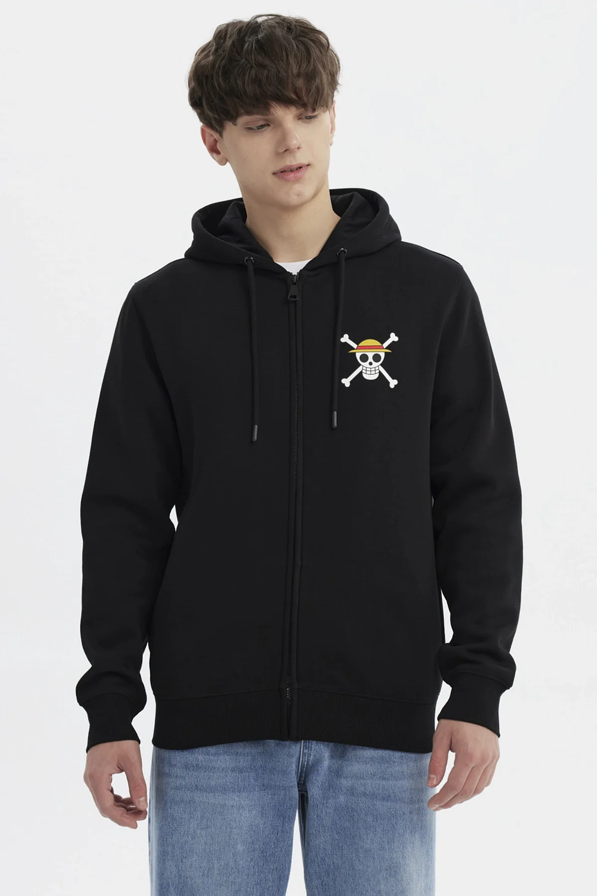 Polerón Hombre One Piece Negro