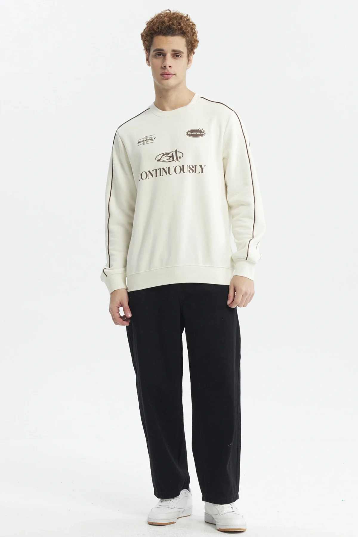 Polerón Hombre Oversize Beige - Image 4