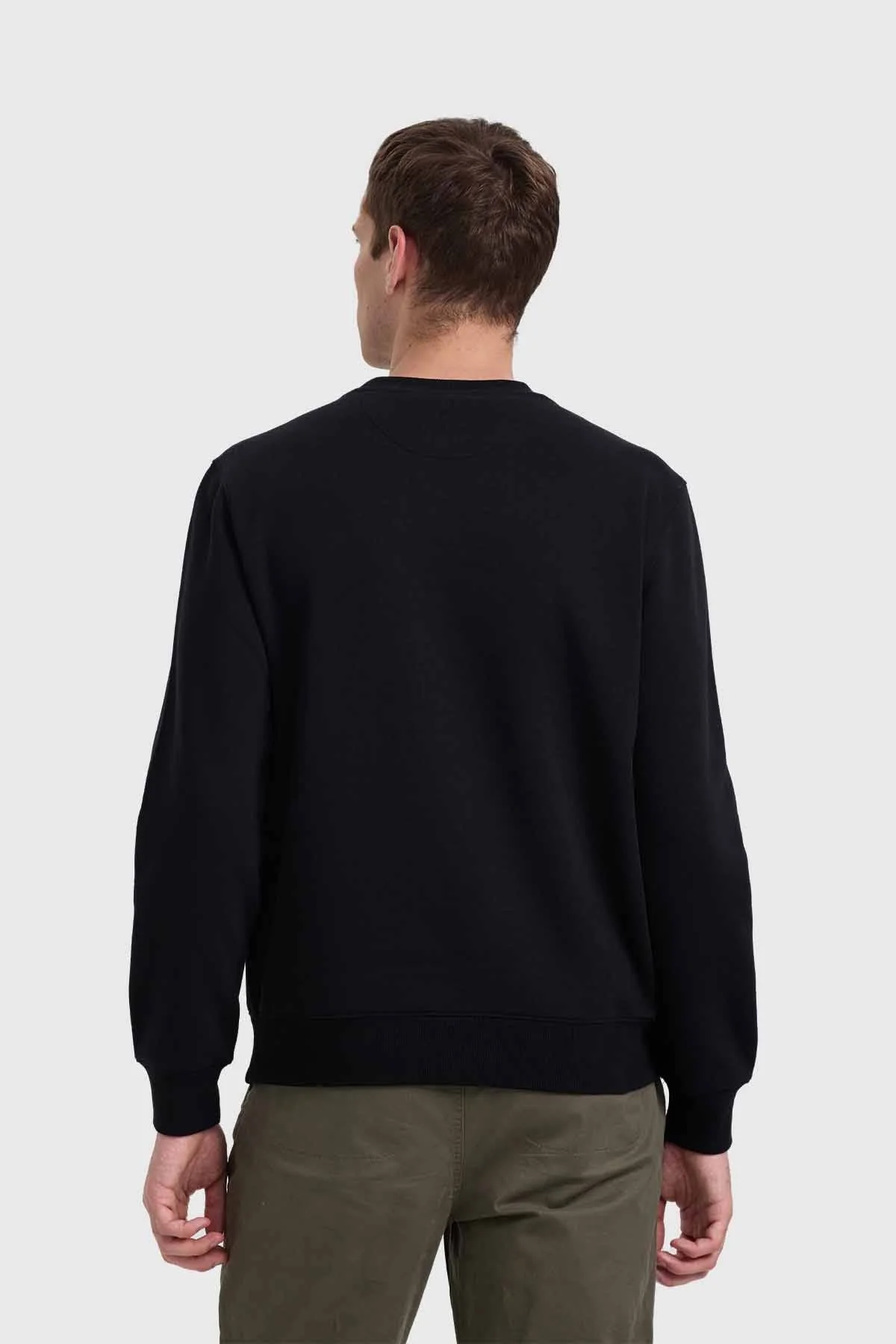 Polerón Hombre Print Negro - Image 3