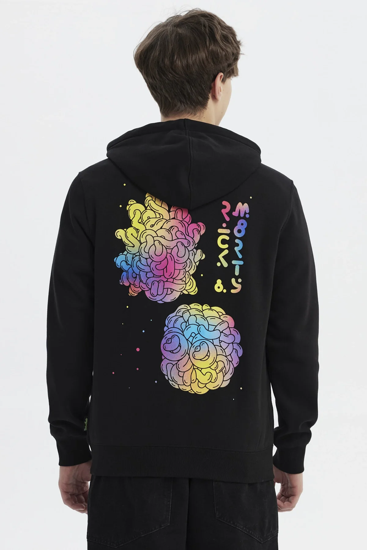 Polerón Hombre Rick & Morty Negro - Image 3