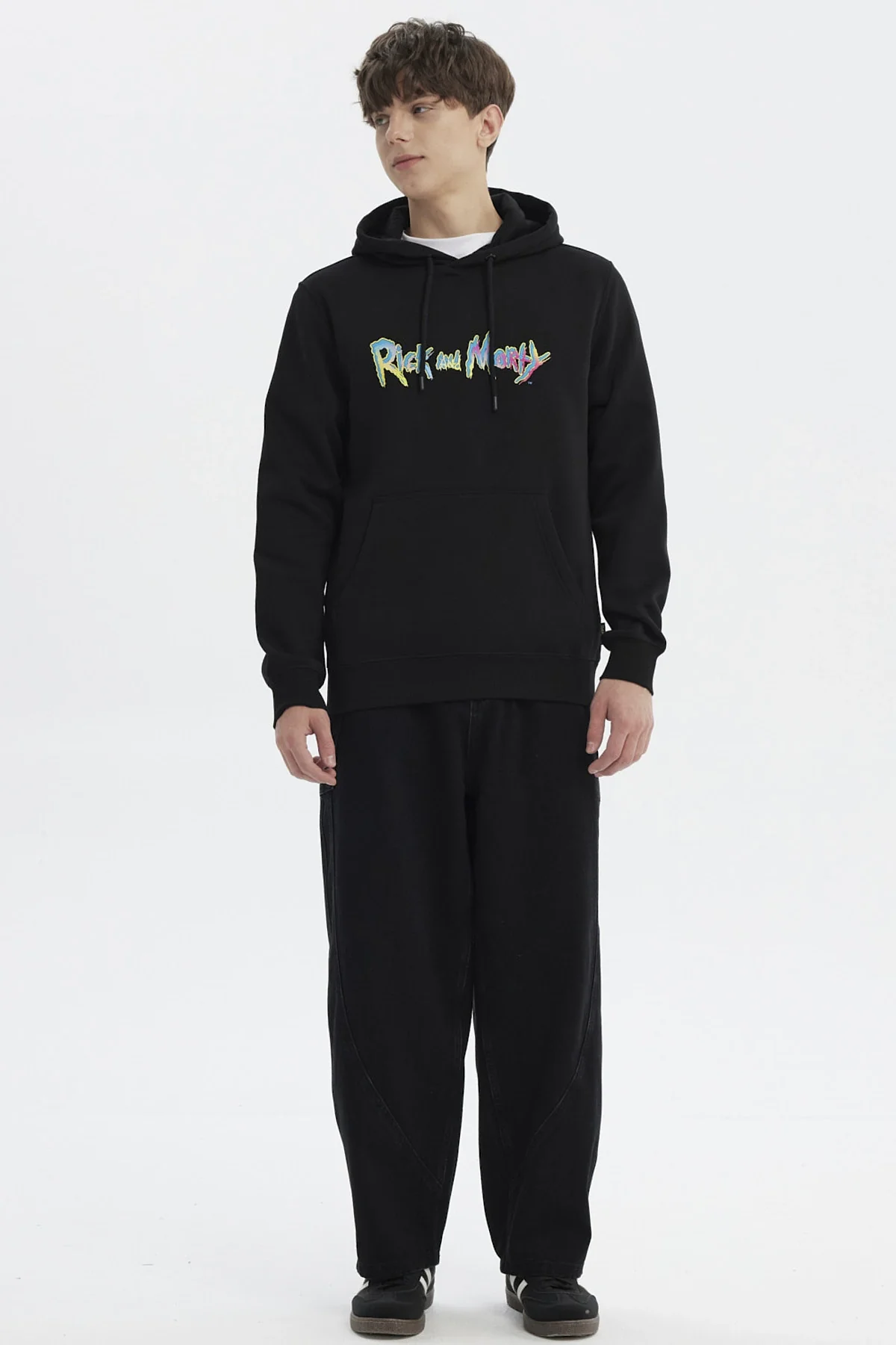 Polerón Hombre Rick & Morty Negro - Image 4
