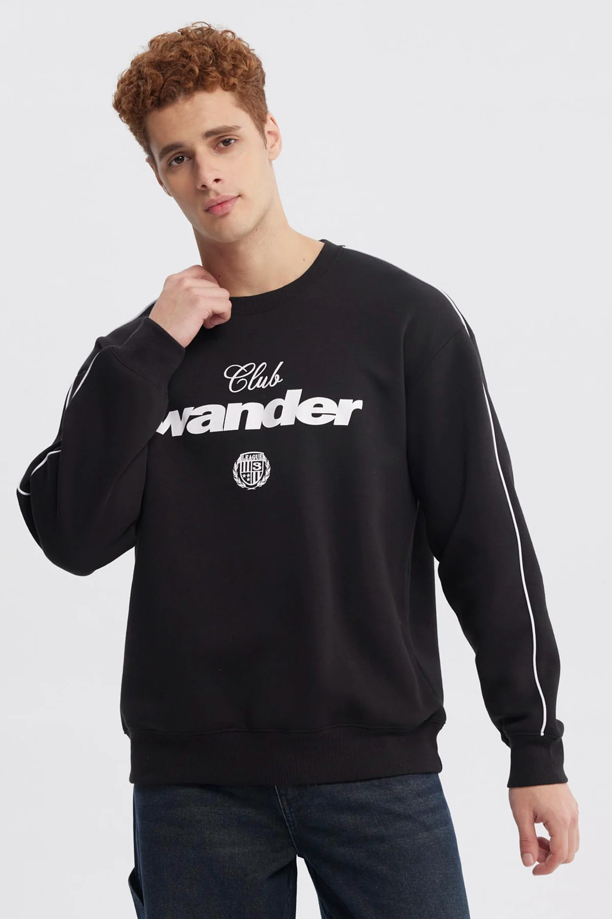 Polerón Hombre Slim Negro